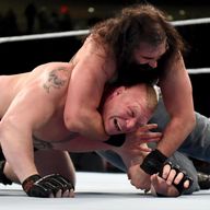 Brock Lesnar fought Luke Harper at Roadblock in March