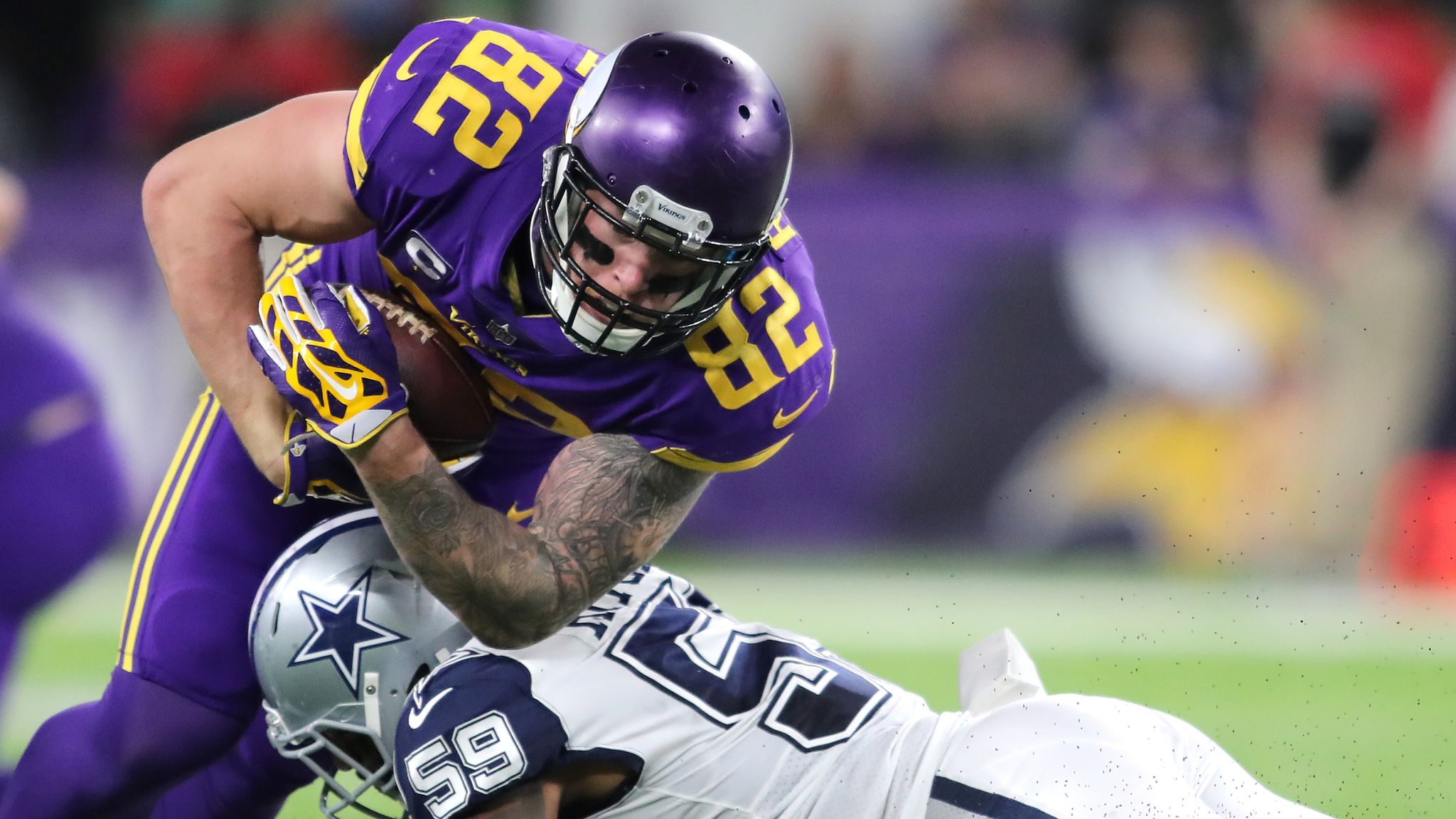 Kyle Rudolph: Minnesota Vikings release tight end two seasons into  four-year, $36m contract, NFL News