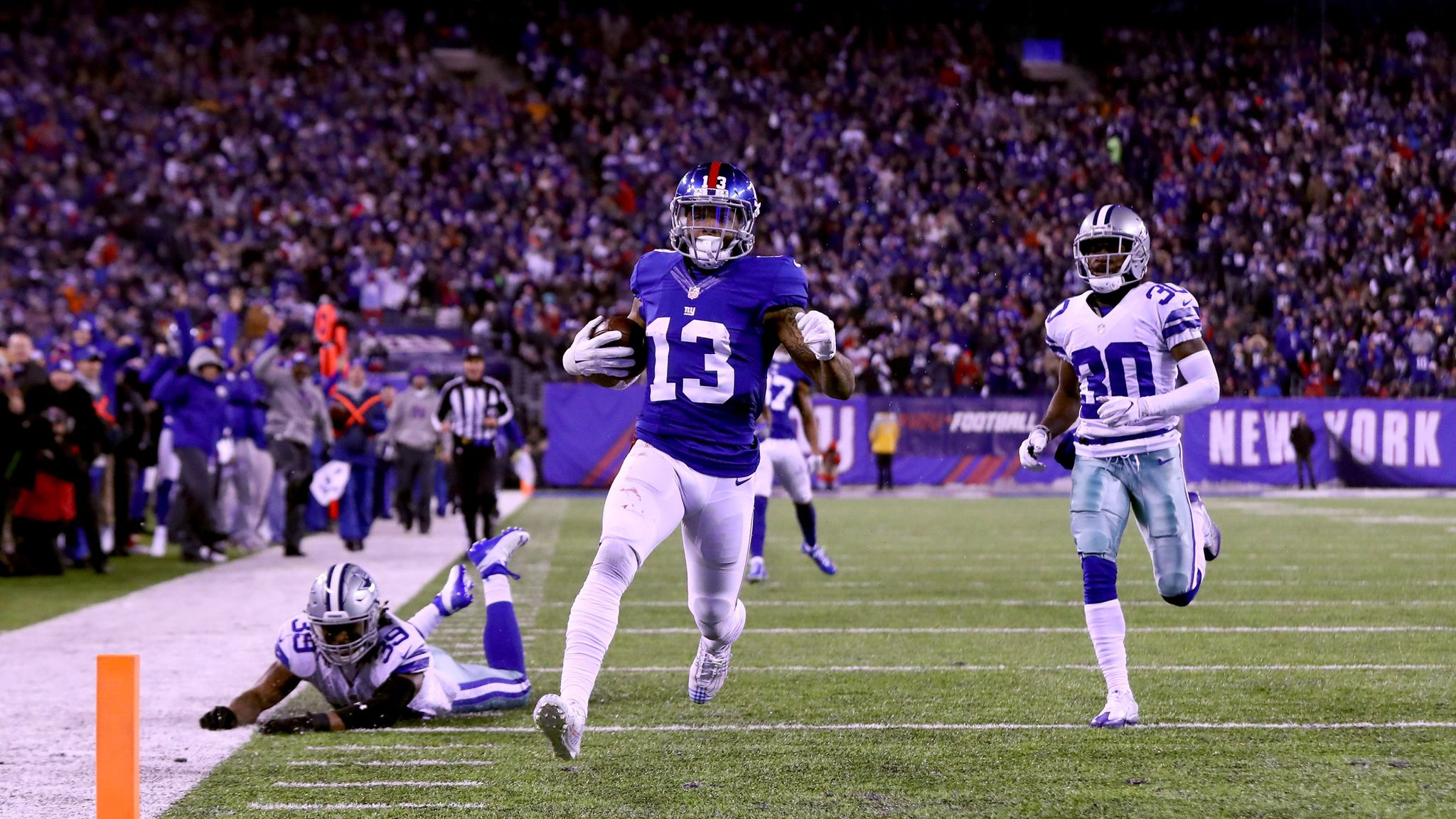 Odell Beckham Jr. vs. Dez Bryant, Cowboys vs. Giants (Wk. 12, 2014  Highlights)