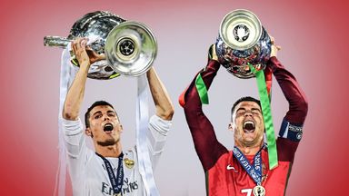 Cristiano Ronaldo won the Champions League and the European Championships