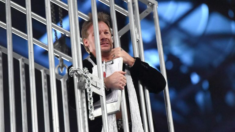Chris Jericho will be locked inside a shark cage