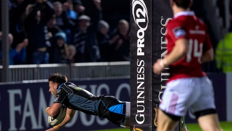 Ali Price's 61st minute try looked to have sealed the victory for Glasgow