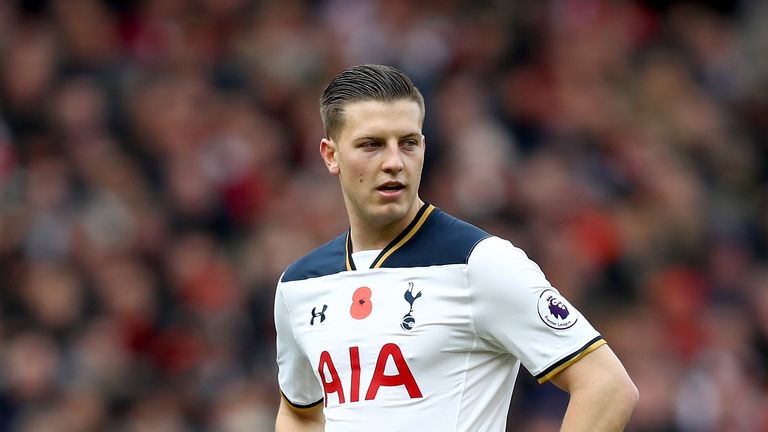 Wimmer made only 15 Premier League appearances for Spurs