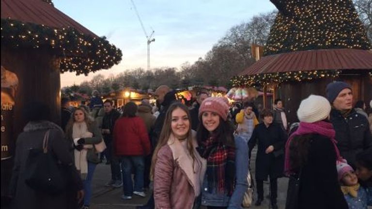 Olivia has been enjoying the local Winter Wonderlands