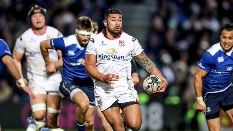 Ulster full-back Charles Piutau scored a late consolation try