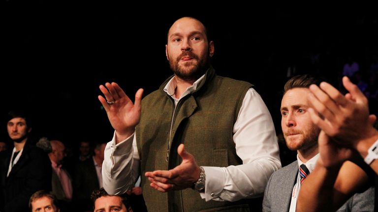 Fury is planning to return to the boxing ring