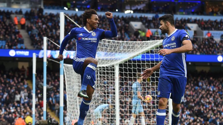 Chelsea beat Man City 3-1 at the Etihad in December