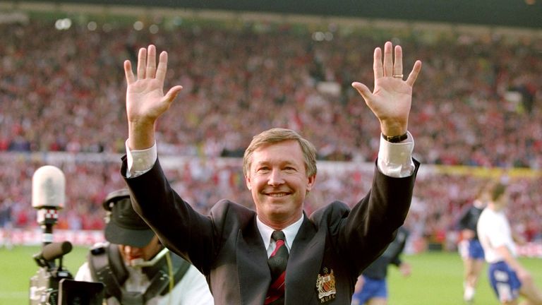 Ferguson was manager at United for 27 years between 1986 and 2013