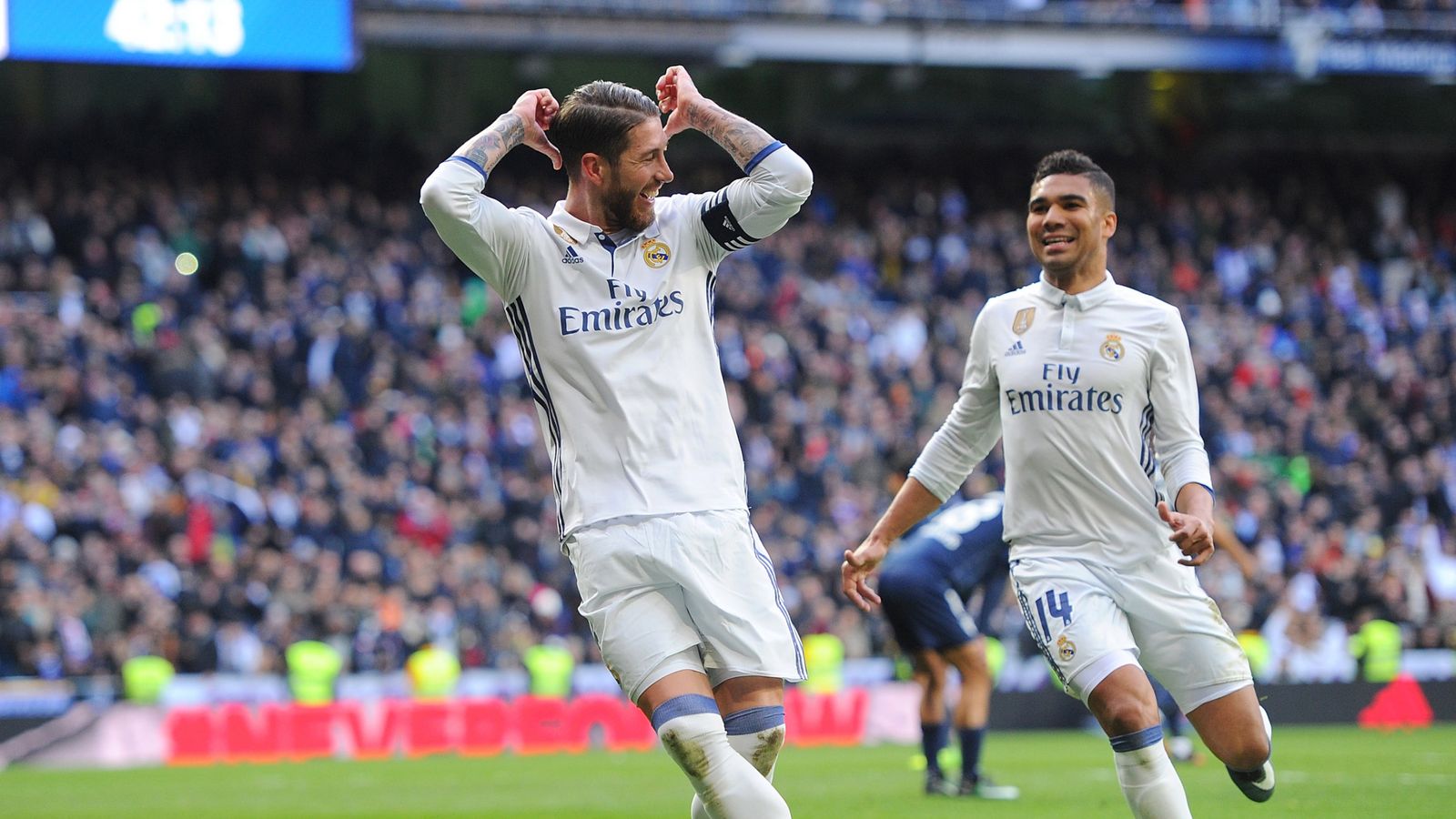 WATCH: Real Madrid's Sergio Ramos scores 50th La Liga goal | Football News | Sky Sports1600 x 900