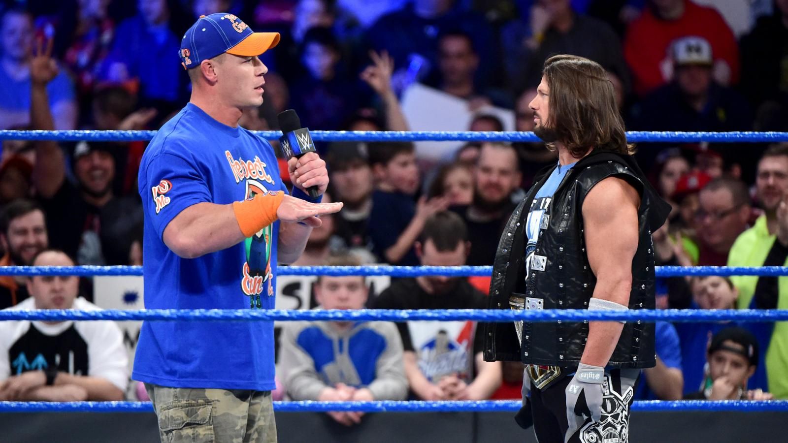 WWE Smackdown: John Cena, AJ Styles Face Off Before Royal Rumble | WWE ...