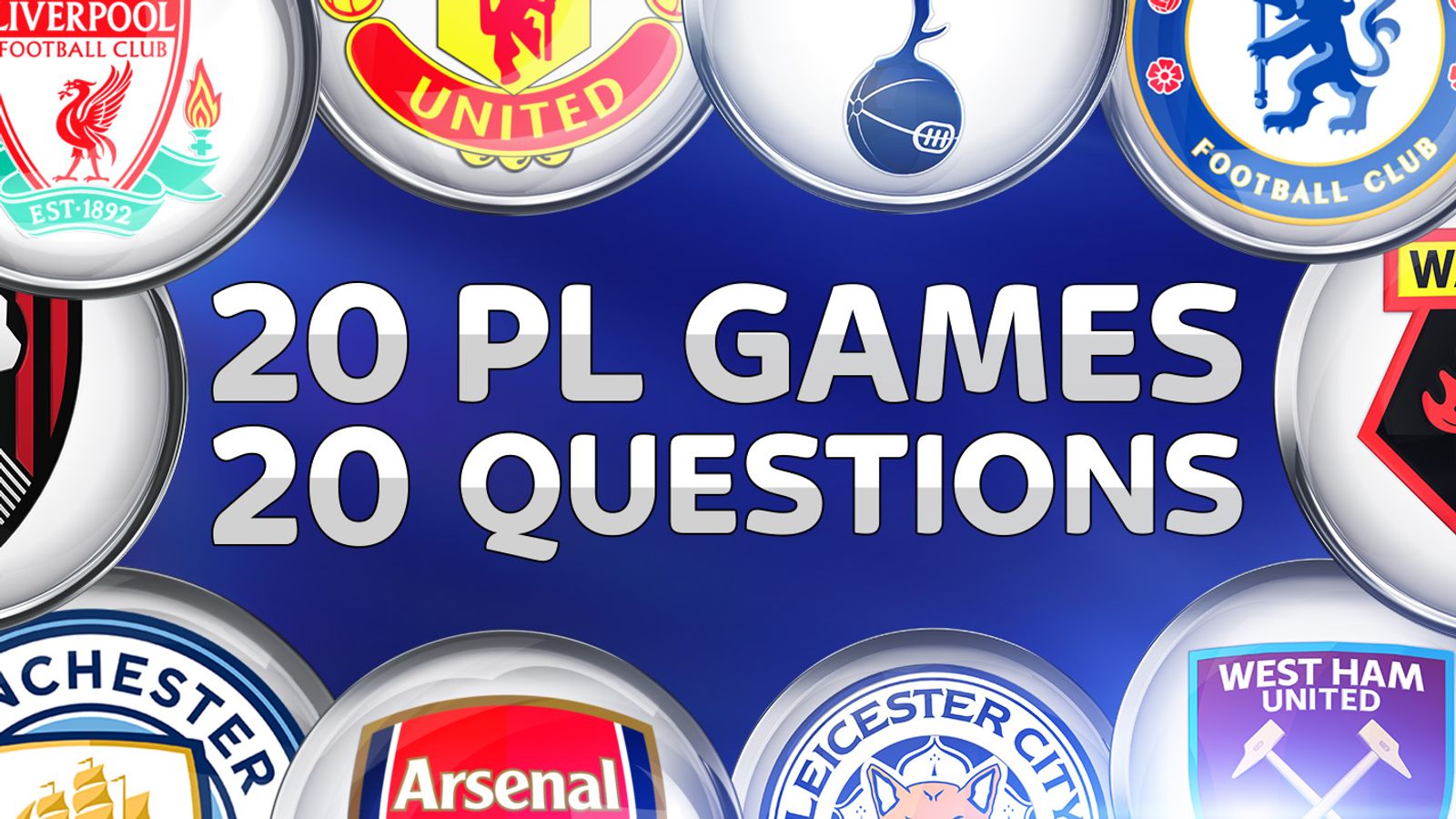 QUIZ 20 Premier League games, 20 questions Football News Sky Sports