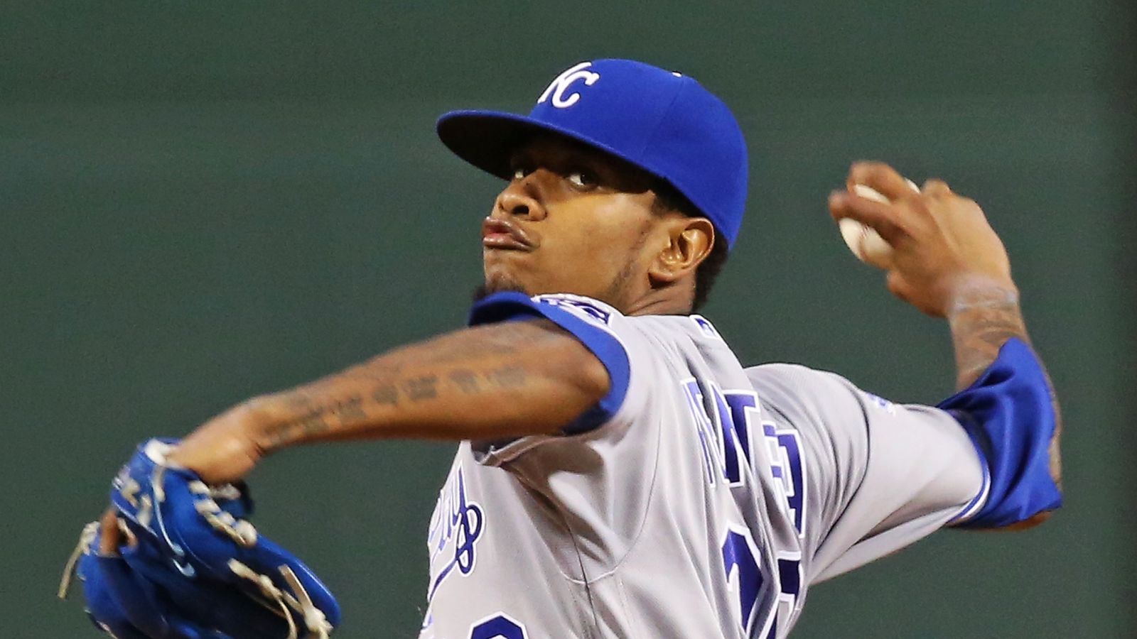 Royals pitcher Yornado Ventura, former major leaguer Andy Marte