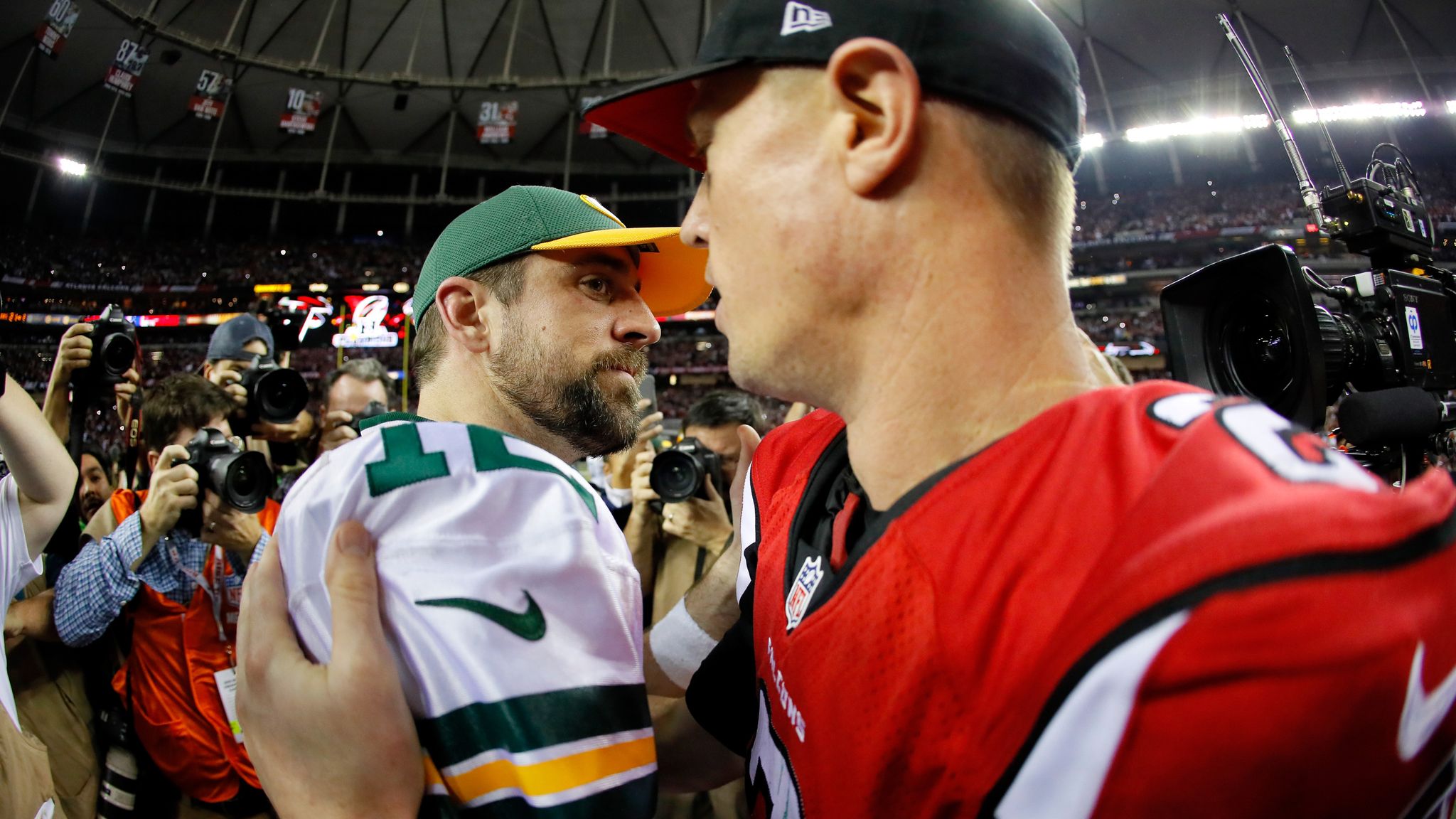 NFC conference title game: Falcons 44, Packers 21