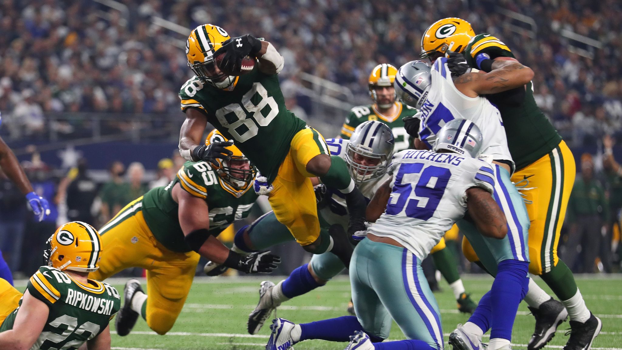 The Ice Bowl Green Bay Packers versus the Dallas Cowboys