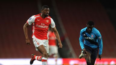 Image of Joel Taylor in action for Stoke at age group level in 2015