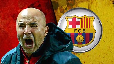 Sevilla coach Jorge Sampaoli could be a target for Barcelona in the summer