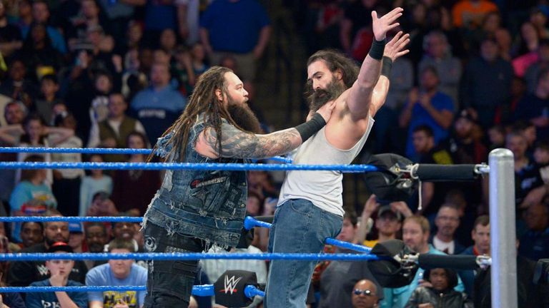 Bray Wyatt restrains stablemate Luke Harper