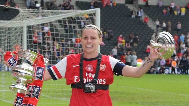 Smith won the FA Cup five times with Arsenal Ladies 