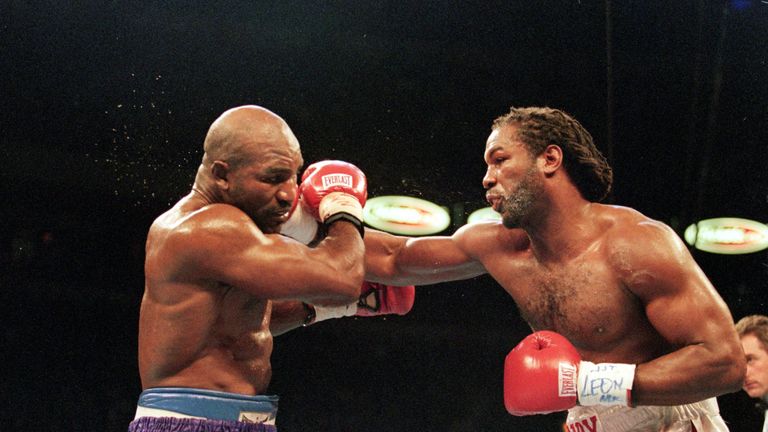 The pair's first fight ended in a draw, the second saw Lewis win