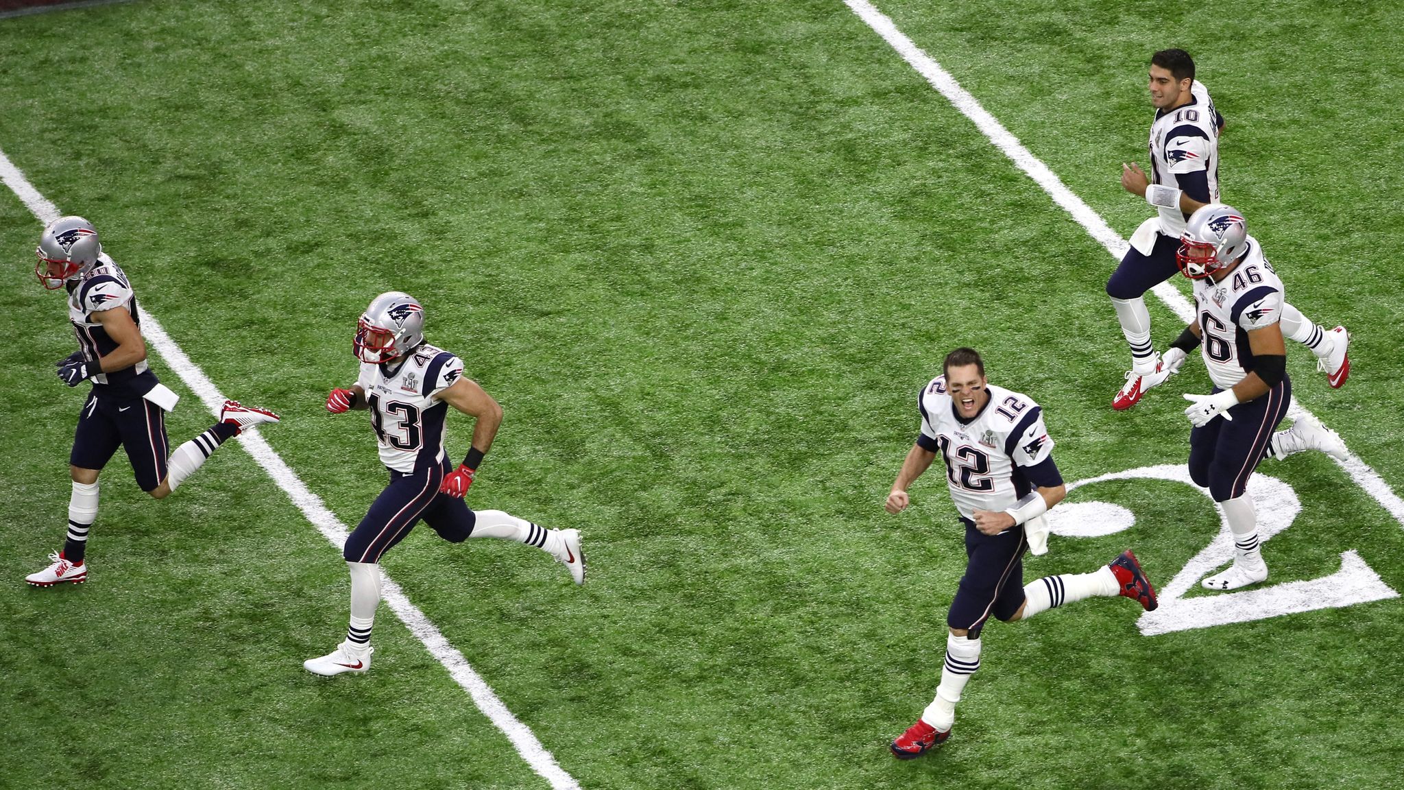 New England Patriots defense dominates, dismantles Atlanta Falcons, 25-0,  for fifth straight victory 