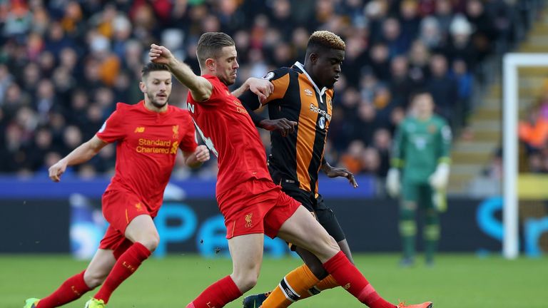 Abel Hernandez had two good second-half opportunities to score for Hull