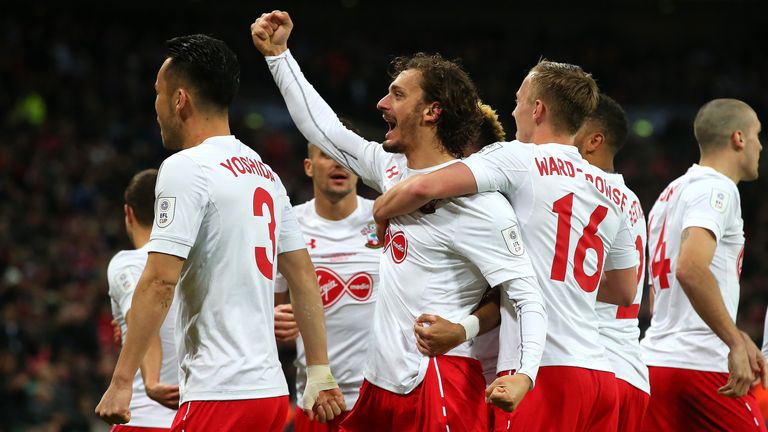 Manolo Gabbiadini scored six goals in his first four games for Southampton