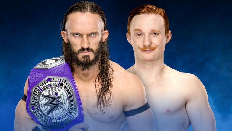 Neville will defend the Cruiserweight Title against Jack Gallagher at WWE Fastlane