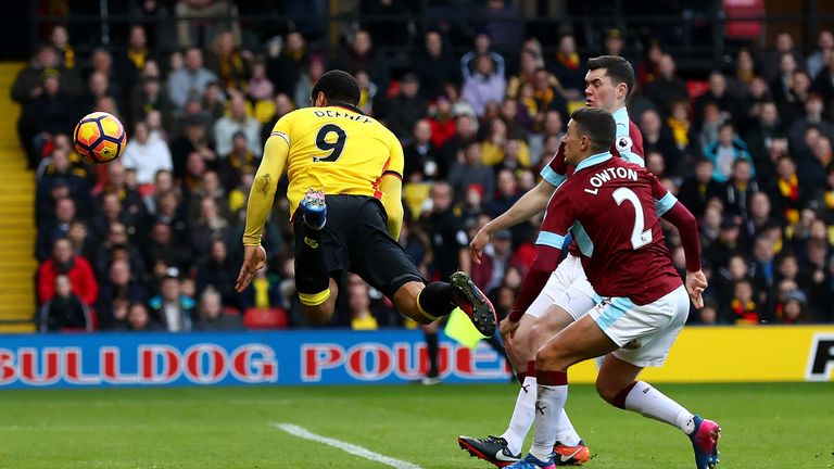 Deeney gave Watford the lead at Vicarage Road