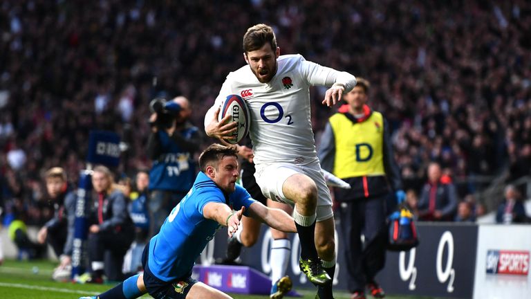 Elliot Daly's try gave England a lead that would not relent