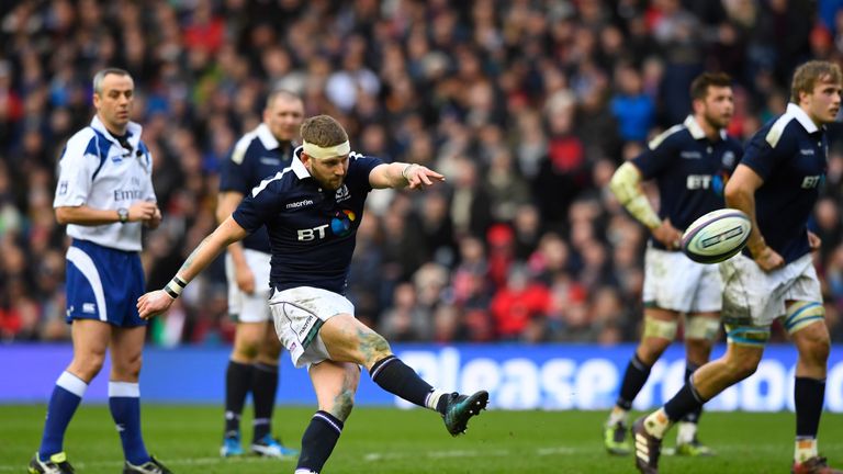 Finn Russell assumed kicking duties in Greig Laidlaw's absence and scored 19 points