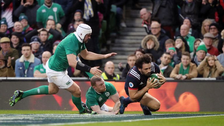 Remi Lamerat's try was ruled out by the TMO for a knock-on