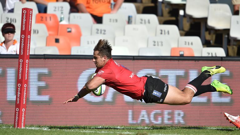 Rohan Janse van Rensburg scored a double of tries against the Cheetahs