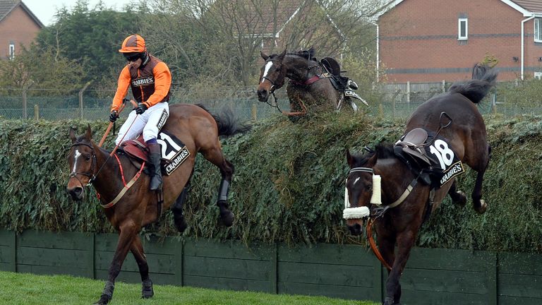 Action from the Becher Chase