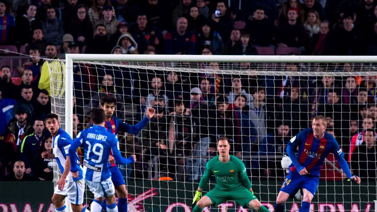 Unai Lopez scored Leganes' equaliser