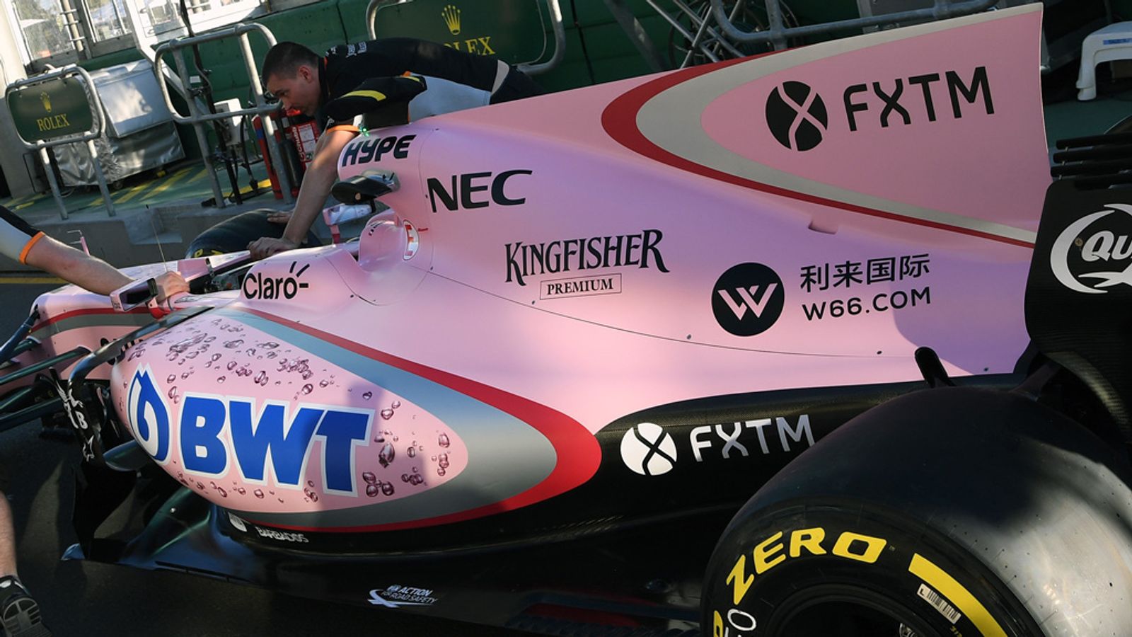 Introducing Force India's pink car | F1 News