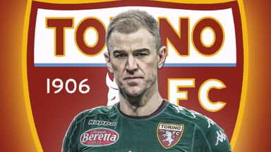 England goalkeeper Joe Hart has spent the season on loan at Torino