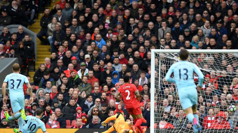 Ashley Barnes slid in to give Burnley the lead