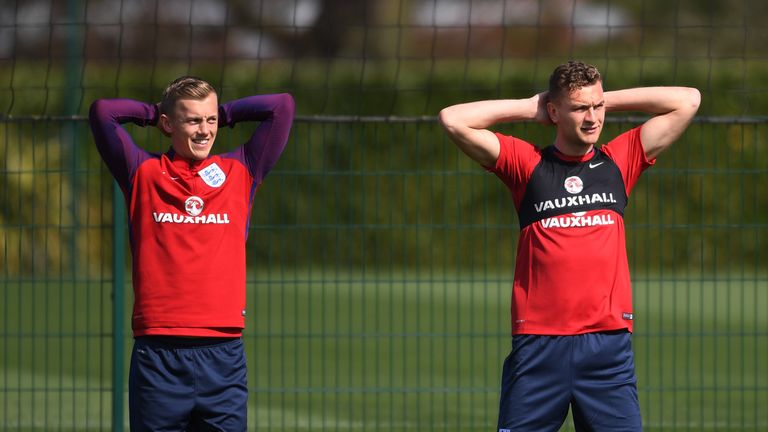Ben Gibson on England duty