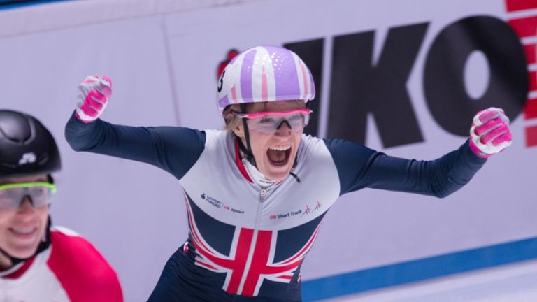 Elise Christie is one of Great Britain's big Winter Olympics hopes