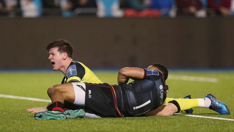 Freddie Burns scored 17 points in Leicester's semi-final win over Saracens