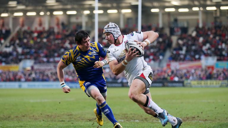 Luke Marshall scored two first-half tries for Ulster