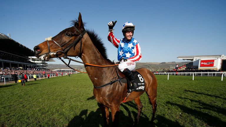 Noel Fehily was completing a Champion Hurdle/Champion Chase double