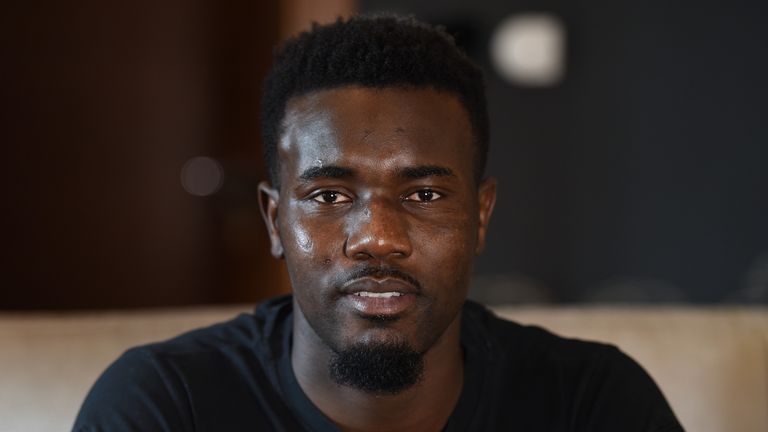 Pape Souare was involved in a car crash that left him with serious injuries last year (Pic: CPFC/Michael Hulf)