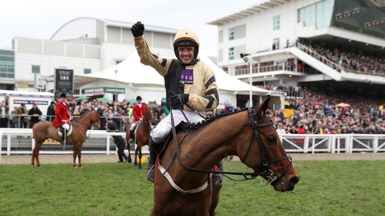 Nichols Canyon after winning at Cheltenham in March