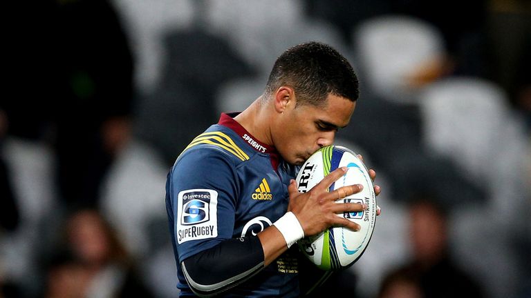 Highlanders scrum-half Aaron Smith made his 100th Super Rugby appearance
