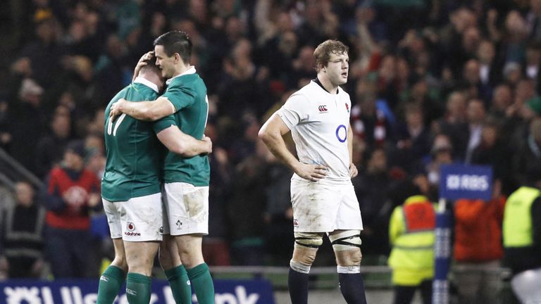 Ireland beat England on the final day of last year's Six Nations to deny Eddie Jones' side the Grand Slam