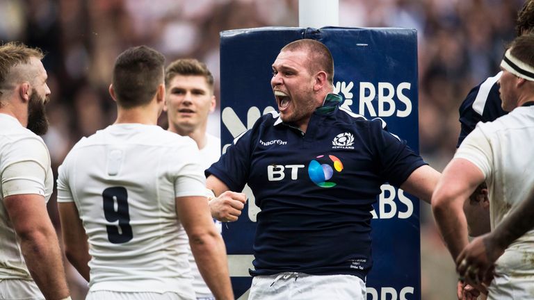 Gordon Reid's try was one of few positives for Scotland