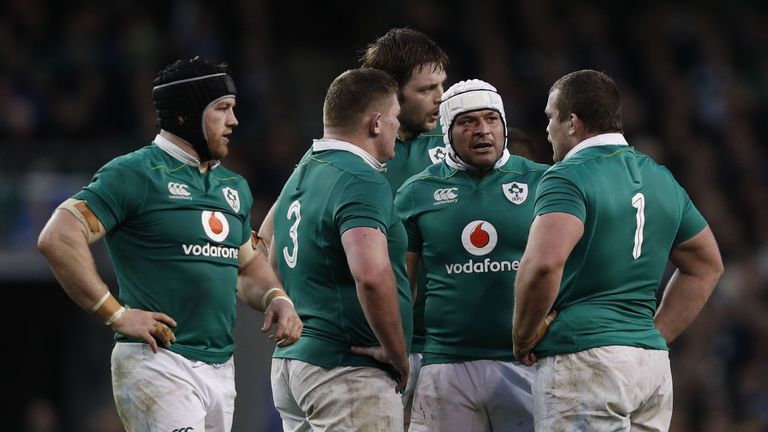 Six Ireland players are included after they ended England's winning streak