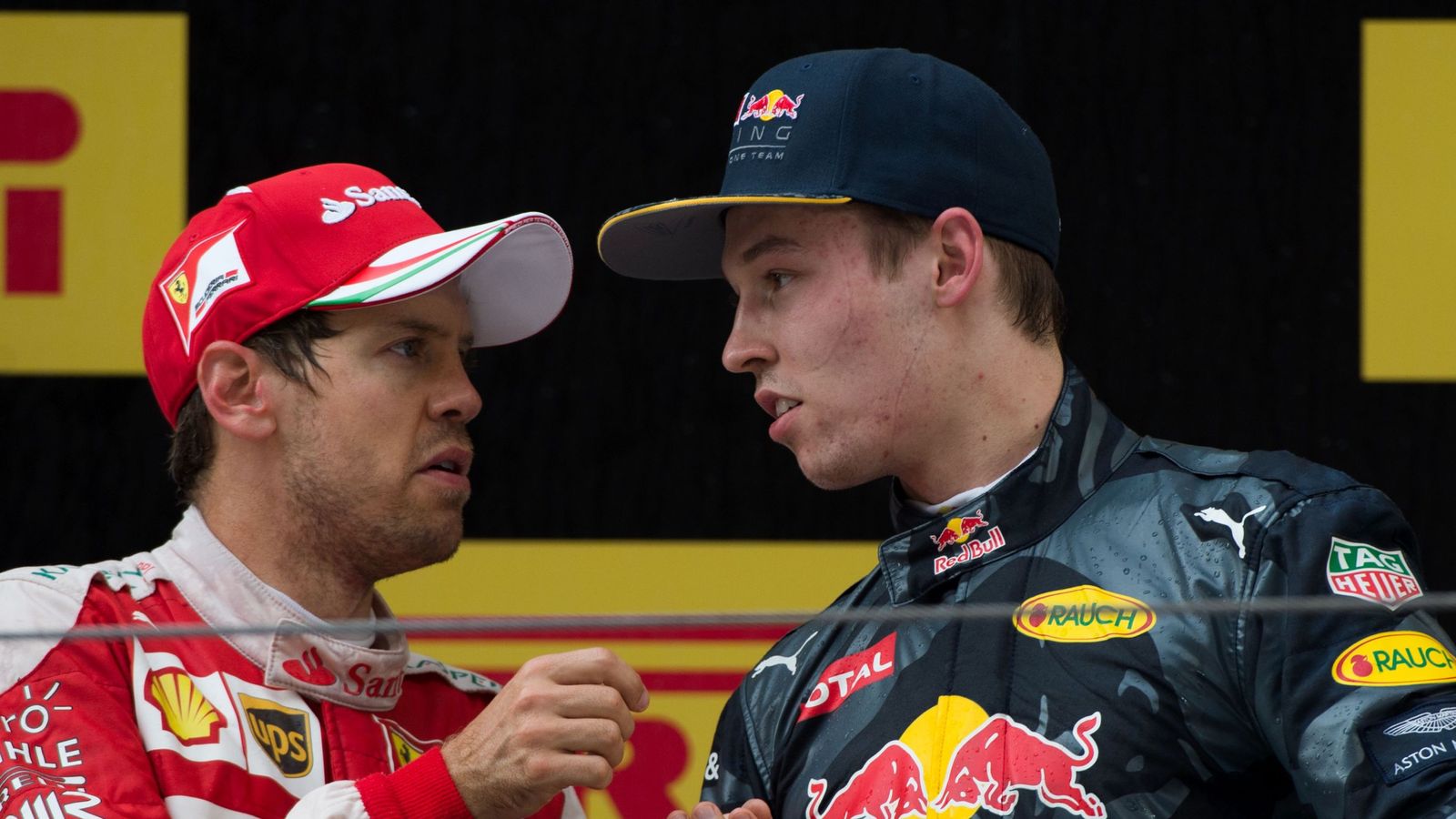 Vettel Kvyat Vettel Kvyat