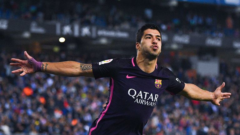 Luis Suarez has benefitted from the return of Neymar to Barca's starting line-up